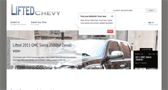 Desktop Screenshot of liftedchevy.com