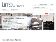 Tablet Screenshot of liftedchevy.com